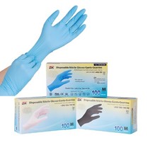 BK 니트릴장갑 일회용 국산원료 금호원료 요리 주방 고무 셰프 요리용 식품용 조리용 장갑 글러브, 1개, 중(M), 화이트