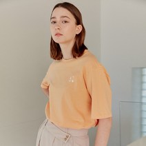 온앤온 [온앤온] 크롭 하프 슬리브 티셔츠 NW1ME417