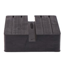 카리프트 자가정비 캠핑카 타이어 자동차 리프트 잭 스탠드 고무 패드 사각 슬롯 형 프레임 레일 바닥 가, 01 Black