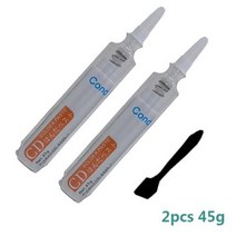 믹서 미트 기 블렌더 대형 45g 중간 온도 주석 솔더 페이스트 Sn64Ag1Bi35 SMD 부품 칩 PCB 용접 포인트 183 ℃ 용 휴대 전화 수리 용융, 45g 2pcs