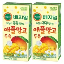 베지밀 애플망고 두유 190ml x 48팩, 단일
