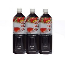 오미자!! 대용량, 3병, 1500ml