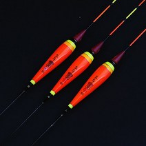 이화스포츠 천리안 슬림 4점등 양어장 대물 전자찌, 75cm (3.9g), 레드