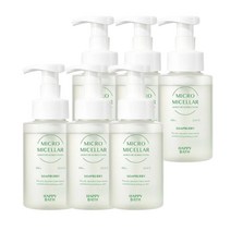 해피바스 마이크로미셀라 솝베리 버블 폼 300ml무배, 6개, 300ml
