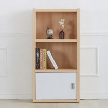 600 키낮은 문달린 책장 국산 책꽂이 수납 가구, 월넛