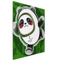 Cwadun DIY 명화 그리기 세트 40 x 50 cm 세로형 2022 동계 올림픽 마스코트 기념품 빙둔둔 쉐룽룽, 33ZS  마스코트