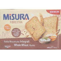 미주라 토스트 비스켓 320g 통밀 러스크 간식 MISURA
