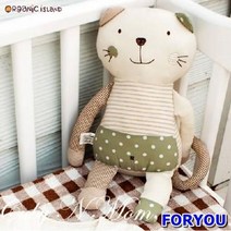 ForU965 오가닉아일랜드 야옹이 인형 강아지인형 장난감 완구 유아완구, 상세페이지 참조
