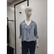 블루페페 칼라넥 프릴 블라우스 P213PSC704(1967247)