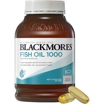 Blackmores 블랙모어스 피쉬오일 오메가3 1000MG 400캡슐, 1개