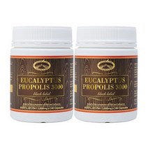 호주 네이쳐스탑 유칼립투스 프로폴리스 3000 블랙라벨 180캡슐 2개, 1개, 기본