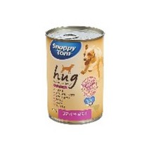 스내피톰 도그 허그 파테 주식캔 400g, 닭고기 와 양고기, 12개