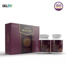 셀스 인진쑥 백수오 대두 이소플라본 우먼 골드 90정 2통 세트 펩타이드 글루코사민