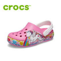 크록스 키즈 펀랩 유니콘 라이츠 클로그 핑크레모네이드 (207071_669)