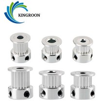 타이밍 벨트 풀리 타임 GT2 타이밍 풀리 16 Tooth 2GT 20 Teeth 알루미늄 보어 5mm 8mm 동기 휠 기어 부품, 20T W10 B6.35
