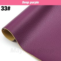 가죽 PU 자체 접착 수정 수리 패치 스틱 온 소파 보조금 패브릭 스티커 스크랩북 소재, 29 Deep purple_05 137x100cm