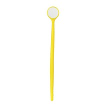 치과 입 거울 다기능 구강 내부를 확인 스테인레스 스틸 손잡이 도구 치아 깨끗한 미백, 05 Yellow