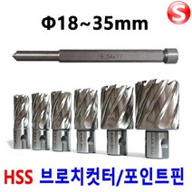 셀러허브_리빙 마그드릴 브로치커터 18mm 마그드릴날 H빔홀쏘 빔천공, B-CT18mm