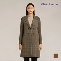 [올리비아로렌_20] [올리비아로렌] 체크 핸드메이드 싱글코트_VOCEAWW9421