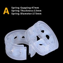 TTC 우레탄 완충기 승차감UP 코일스프링 쇼바보호 롤링감소 자동차 2pcs 충격 흡수기 범퍼 파워 자동 버퍼 쿠션 용품 A/B/C/D/E/F 타입 349EA 9 호환, 01 A Type