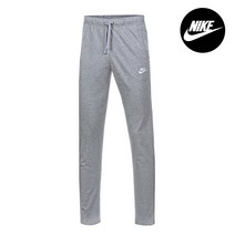 나이키 NSW 클럽 저지 오픈햄 팬츠 그레이 남자 트레이닝 긴바지 츄리닝 하의 BV2766-063