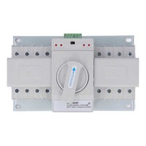 4P 미니 듀얼 전원 자동 스위치 ATS CB 등급 소형 발전기 50Hz 400V, 한개옵션0