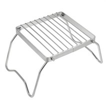 야외 미니 휴대용 스테인레스 스틸 바베큐 그릴 핸드백 홈 Foldable 바베큐 그릴 스토브 캠핑 피크닉 요리, 한개옵션0
