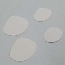 신발 운동화 뒷꿈치 수선 보수 패치 스티커 화이트, 10개
