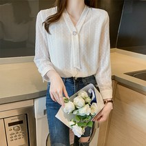 제이에프케이 도트 타이 블라우스[AYN6BL252A]