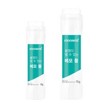 모나미 붙였다 뗄 수 있는 메모풀 8/15g 포스트잇 풀 낱개, 15g
