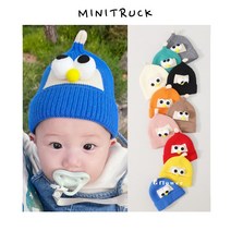 아기 깜찍왕눈이비니 10컬러 1-5세용 / 가을 겨울 모자 비니