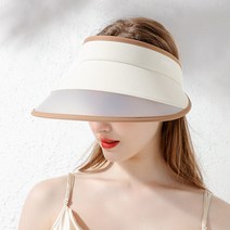 투톤 썬캡 고급스러운 컬러 햇빛차단모자 돌돌이 모자 all2406