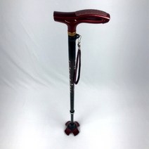 국산 SS 비나띠 네발지팡이 경량 카본 350g 사발지팡이 4발지팡이 환자용 스텐딩 사발이 노인 장기요양 복지용구 실버용품 요양등급, 일반구매, 1개