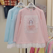 [쁘띠앙팡]2001분당점_ 귀요미토끼가 발레복을 입었어요~토끼롱티셔츠_PCU11GTS46