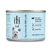 iti 기호성 좋고 맛있는 강아지 주식캔 소고기175g 개습식사료/어린강아지사료/강아지캔/반습식사료/노견사료/주식캔/iti/좋고/대형견사료/말랑한사료, 단일 수량