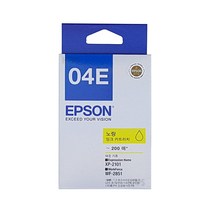 엡손 T04E 정품잉크 WF-2851 XP-2101 XP-2106, 1개, 노랑정품잉크