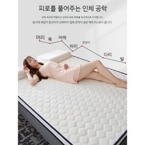 라텍스 토퍼 접이식 매트리스 수면 단단한 침대 바닥, B
