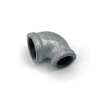 철 이경엘보 20A-15A 배관자재 나사 설비 수도부속 파이프 연결 배관부속, 1개