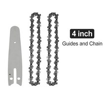 4 인치 체인 가이드 톱 0.043 게이지 1/4 피치 28 DL 미니 세미 치즐 체인톱, 03 4Inch-2PCS Guide-1PC