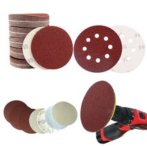 공구라면 ( 09RM ) 샌딩페이퍼 3인치 4인치 5인치 샌딩기 손샌딩기 사포 그라인더 드릴용 연마 연삭 빼빠 원형사포, 4인치원형사포-320방(10매)