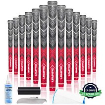 Champkey Victor Hybrid Golf Grips Set of １3(5 Oz Solvent Hook Blade 15 Tapes Vise Clamp Available)-, 1