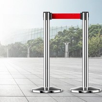 펜스 휀스 이동식 가림막 안전 접이식 차단봉 난간대 산업용 격리 벨트 대기열 가드, 02.매트 블랙 2m