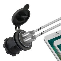 제이스토어 / 충전 USB 카라반 캠핑카 DIY 4.2A 2포트, 쿠팡 충전2포트4.2A