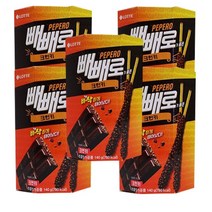 롯데 빼빼로 크런키140gx5개, 5개, 140g