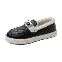 Kai 겨울 기모 면화 패션 스키 방지 부츠