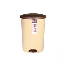 MDO3050 페달 문일 휴지통 M원형 20L 분리수거함 청소용품 페달/문일/휴지통/M원형, 상세페이지 참조