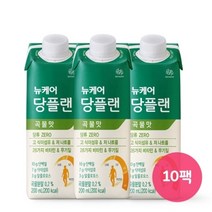 뉴케어 대상웰라이프 당플랜 곡물맛 200ml x 10, 10개, 상세 설명 참조