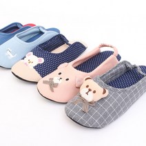 유치원 선생님 덧신/실내화/거실화/슬리퍼/교사/어린이집/층간소음방지, 03 성인덧신 냥이 핑크