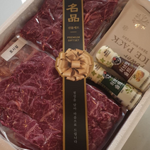 소고기 선물세트 (살치살500g 부채살500g 채끝등심500g) 캠핑고기 스테이크 구이용, 1개