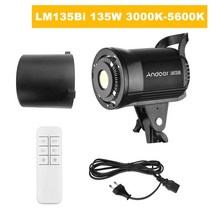 촬영 방송 조명Andoer-135W/ 100W/ 60W 스튜디오 LED 비디오 라이트 밝기 조절 Bowens 마운트 연속 조명, 01 135W 3000K-5600K, EU